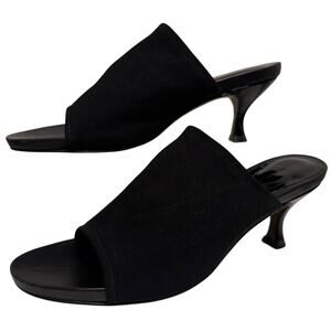 Donald J. Pliner Black Slide Heels